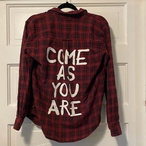 Come As You Are Nirvana Flannel